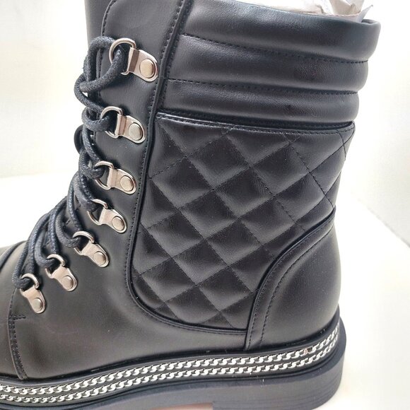 New York & Company Women's Katelynn Bootie Casual, Lace Up, Round Toe - Size 8 - Picture 12 of 15